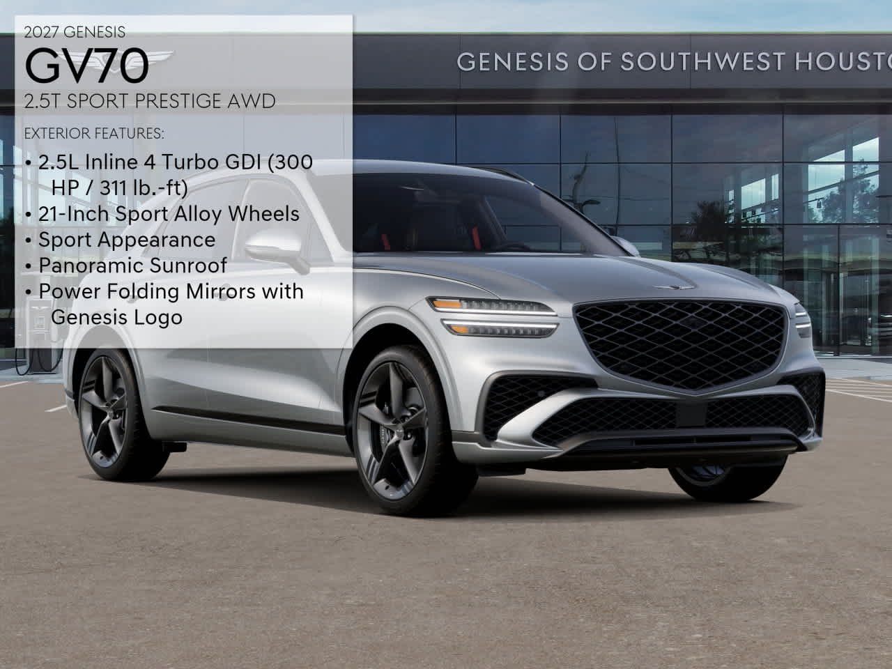 New 2027 Savile Silver Genesis 2.5T SPORT PRESTIGE image 3