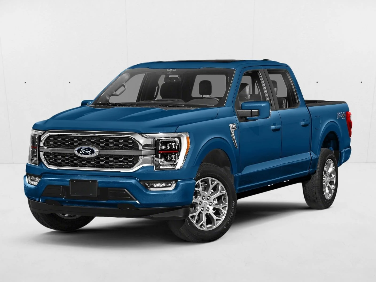 Used 2021 Antimatter Blue Metallic Ford King Ranch image 1