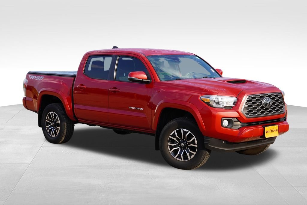 Used 2022 Barcelona Red Metallic Toyota TRD Sport image 1