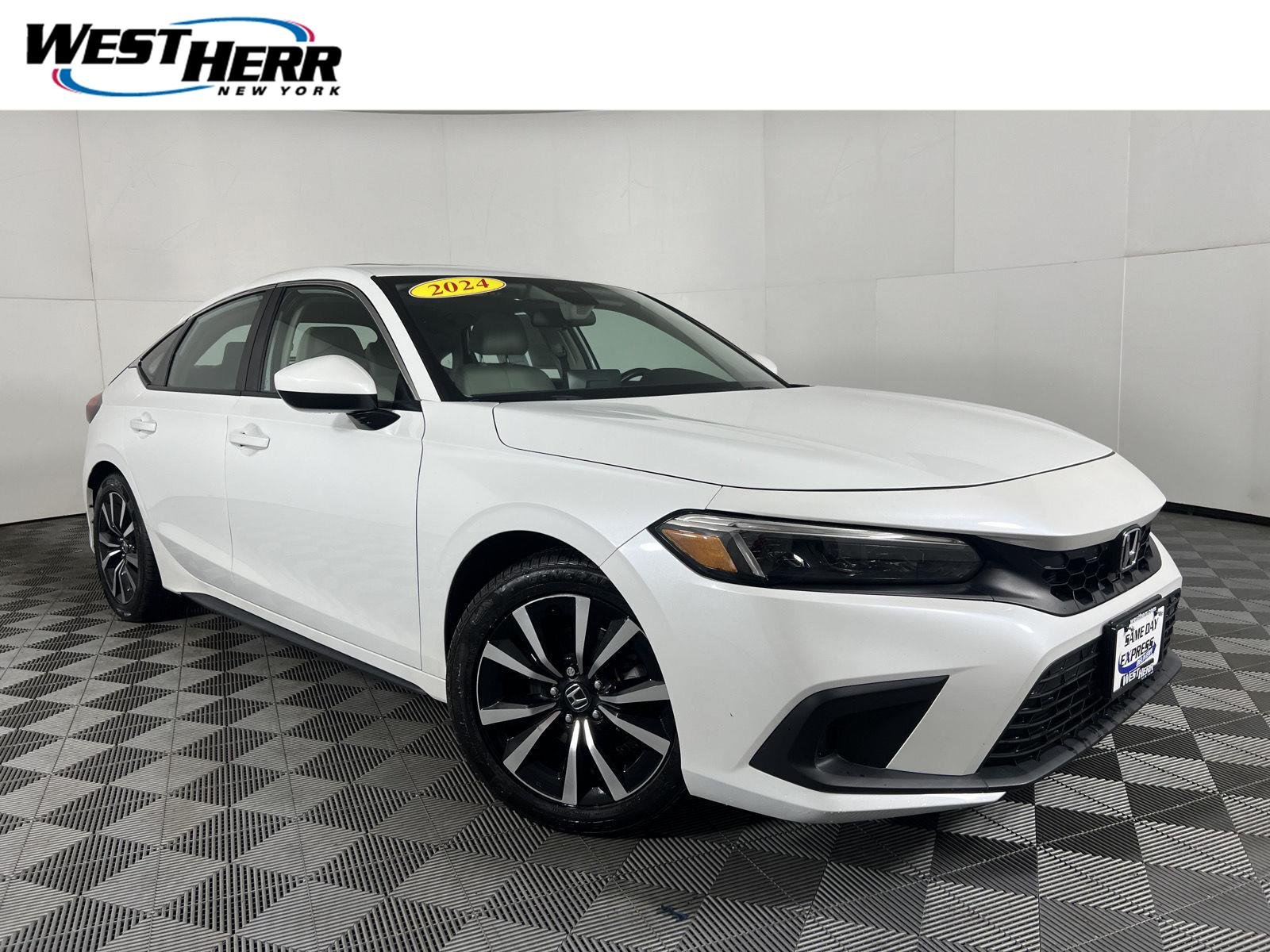 Used 2024 Platinum White Pearl Honda EX-L image 1