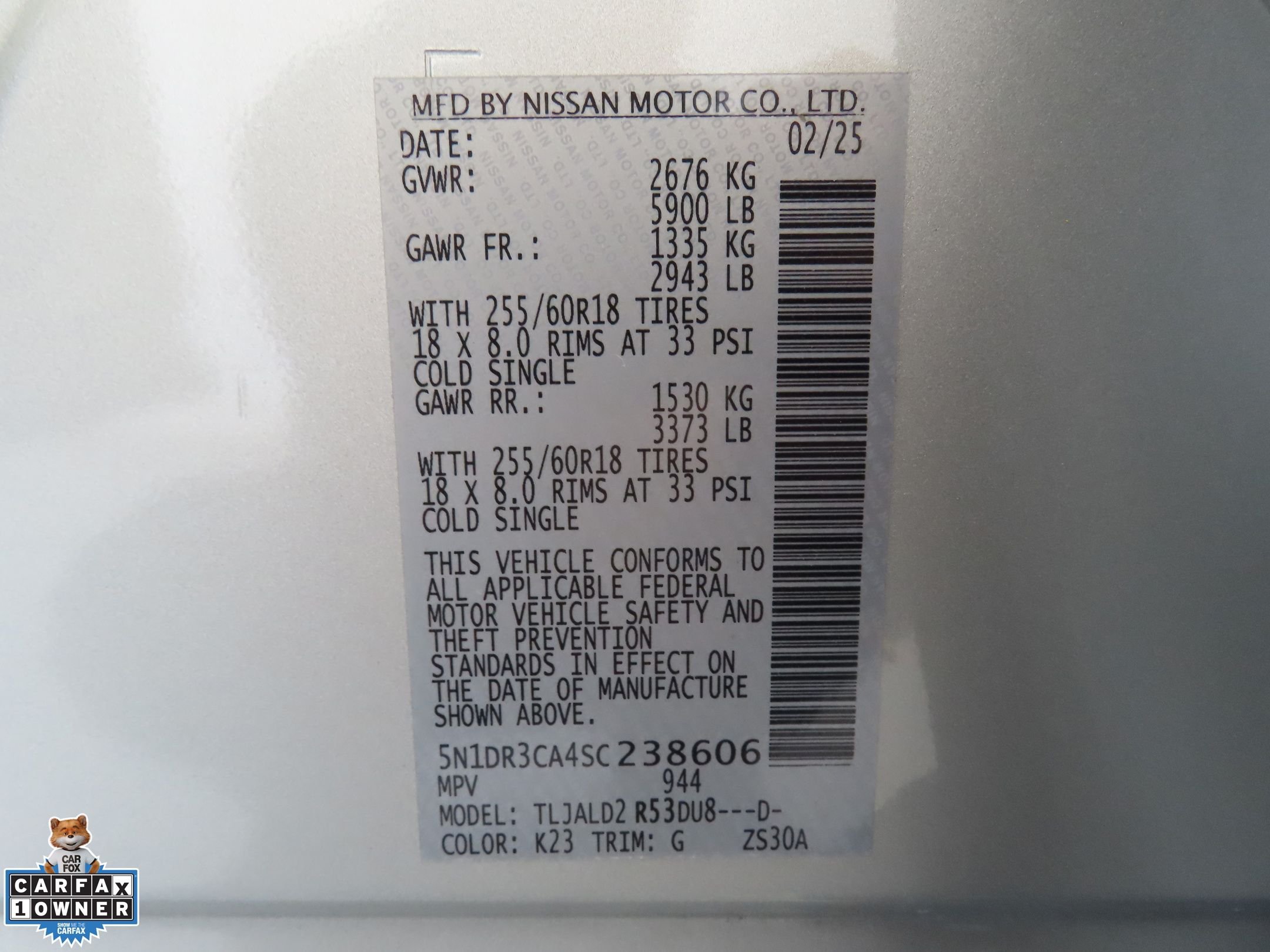 Used 2025 Silver Nissan SL image 31
