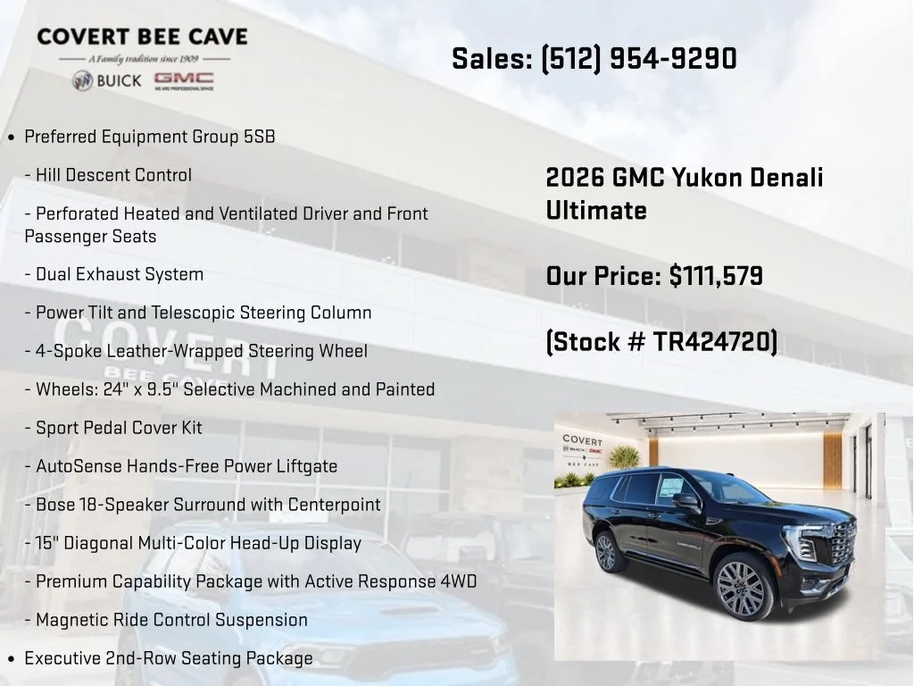 New 2026 GMC Yukon Denali Ultimate, photo 12