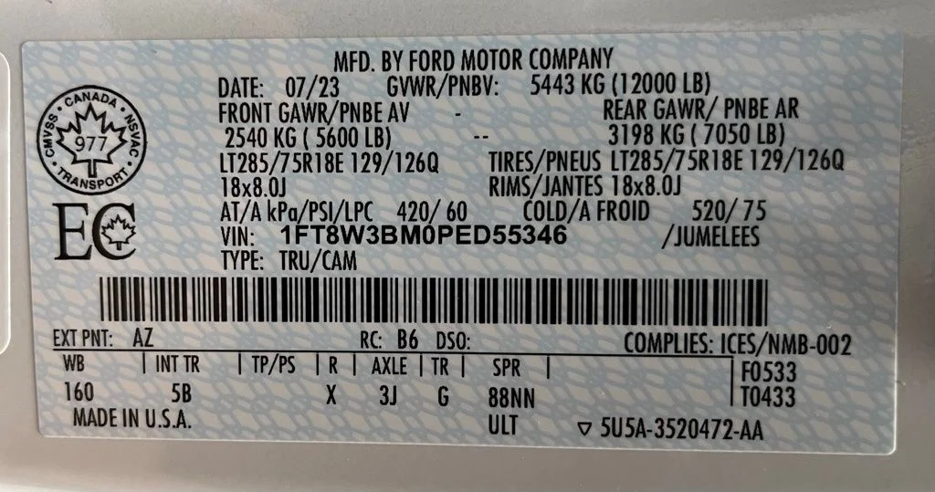 Used 2023 White Ford Lariat image 61