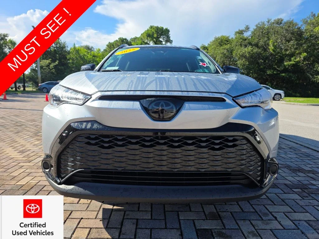 Used 2025 Silver Toyota Hybrid SE image 2