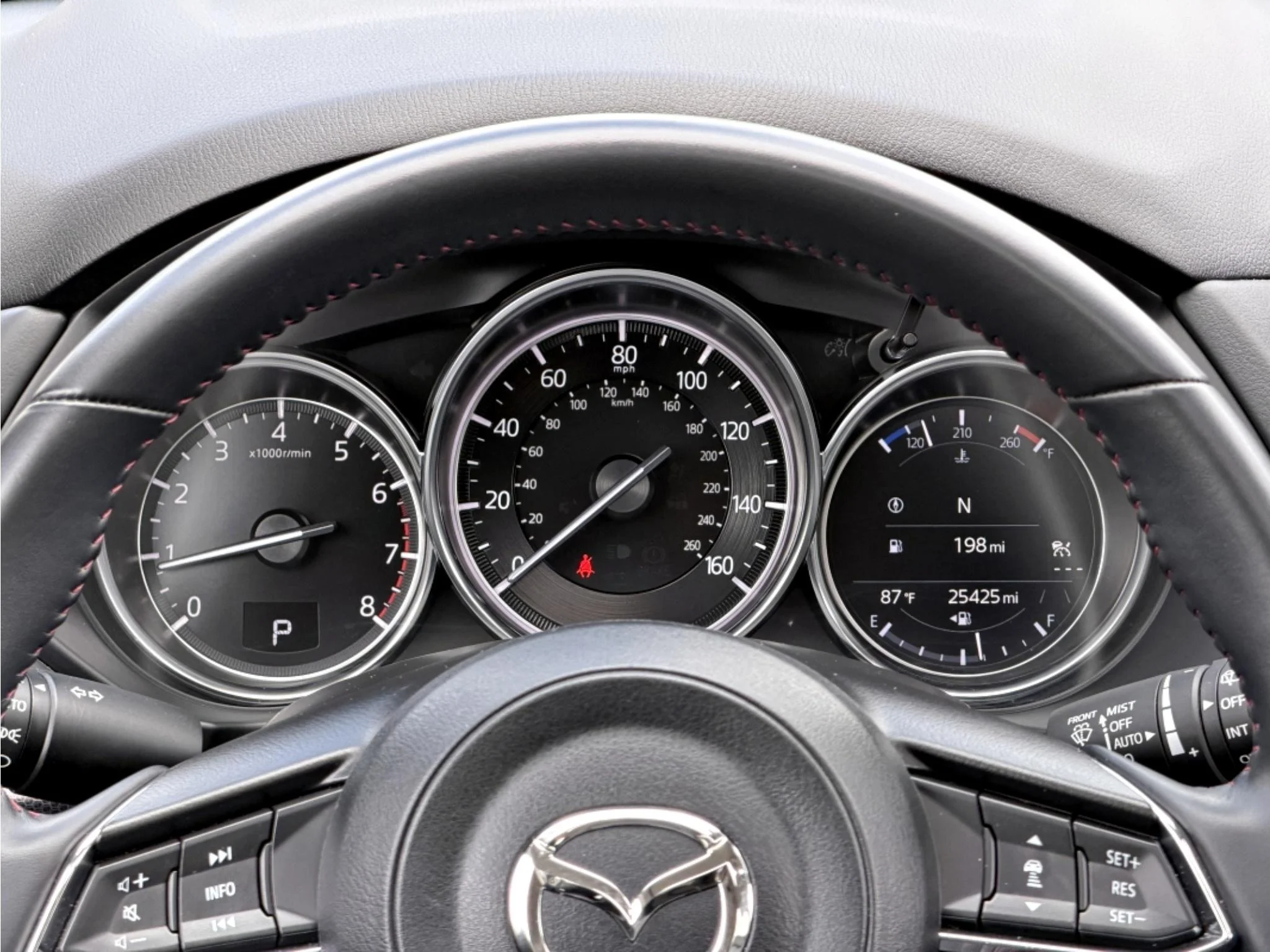 Used 2025 Polymetal Gray Metallic Mazda 2.5 S Carbon Edition image 14