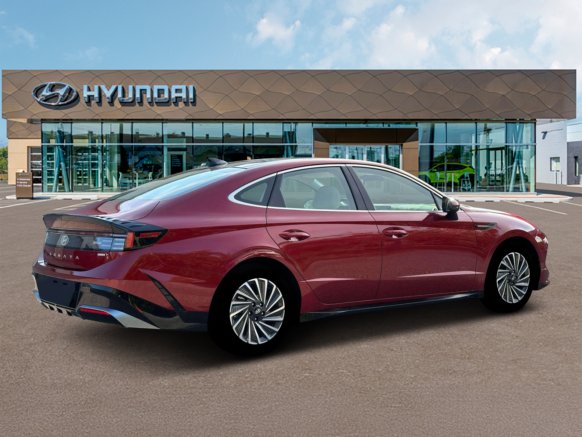 New 2026 Red Hyundai SEL image 8