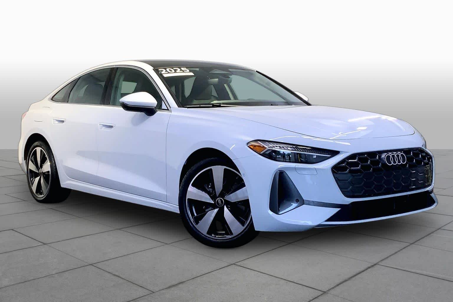 Used 2025 Glacier White Metallic Audi Premium Plus image 3