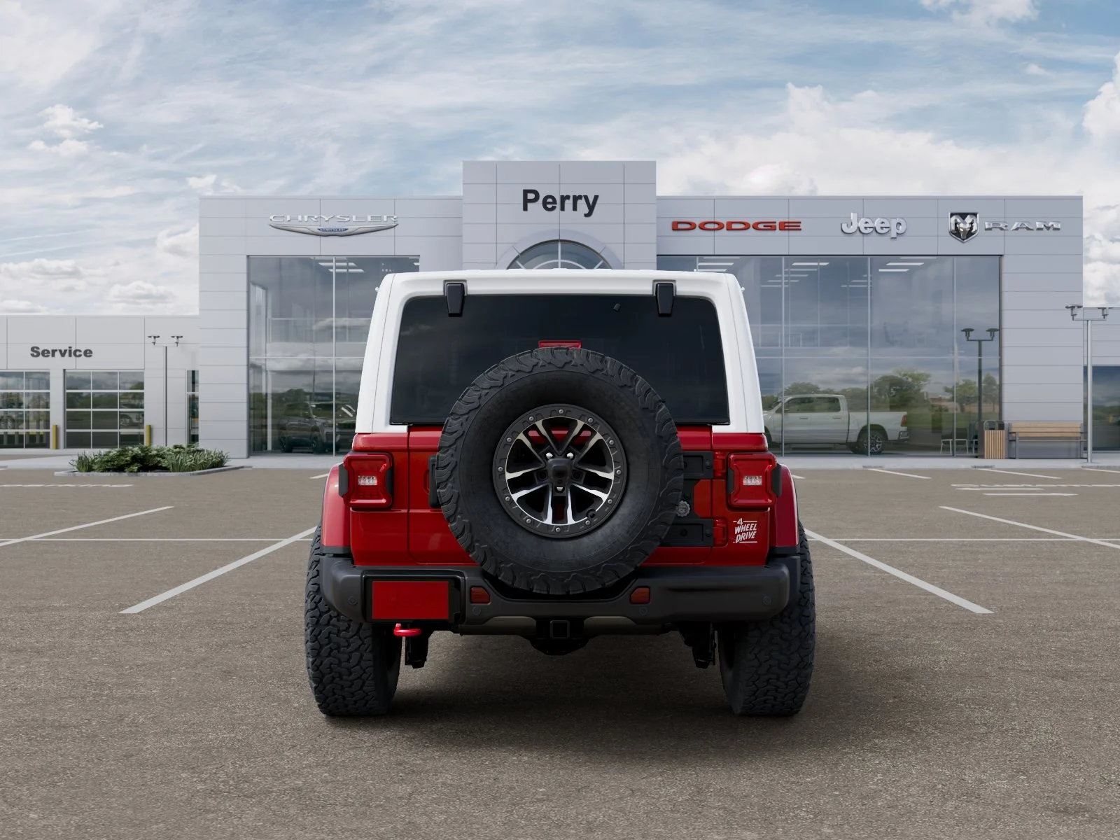 New 2026 Firecracker Red Clear-Coat Exterior Paint Jeep Rubicon X image 31