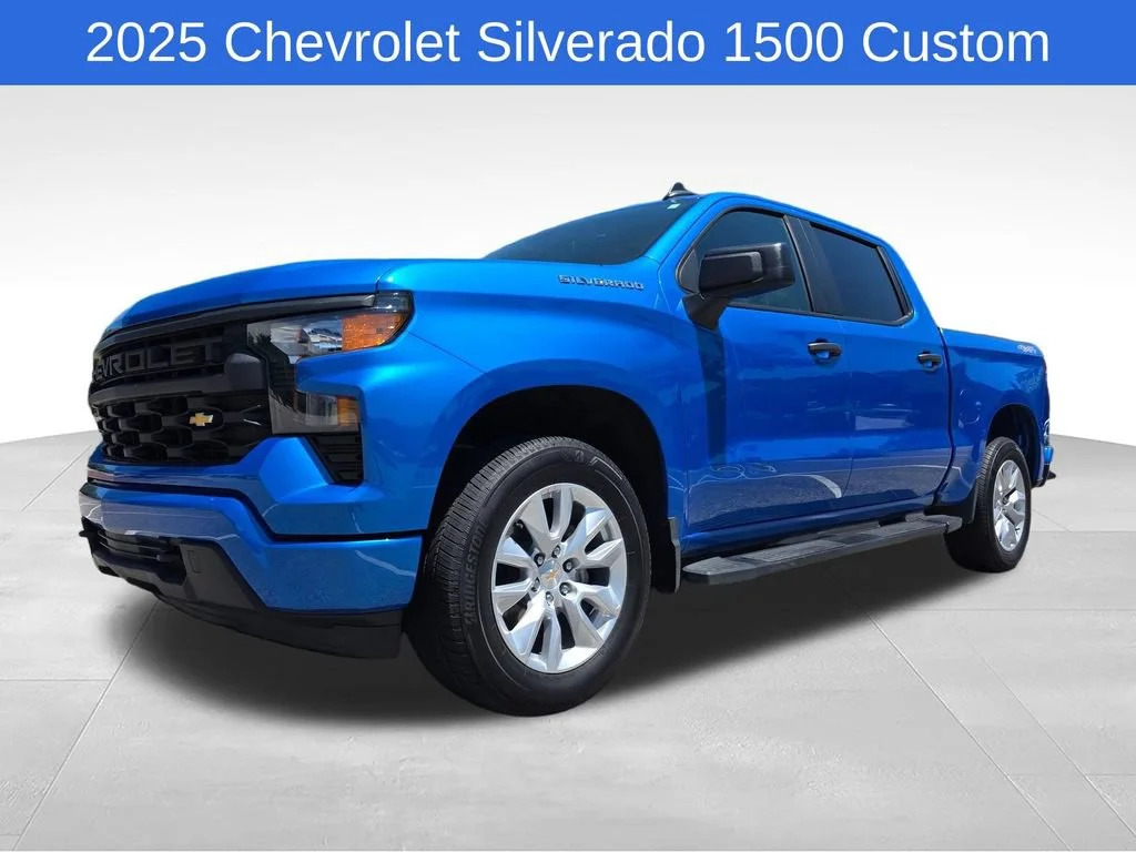 Used 2025 Riptide Blue Metallic Chevrolet Custom image 10