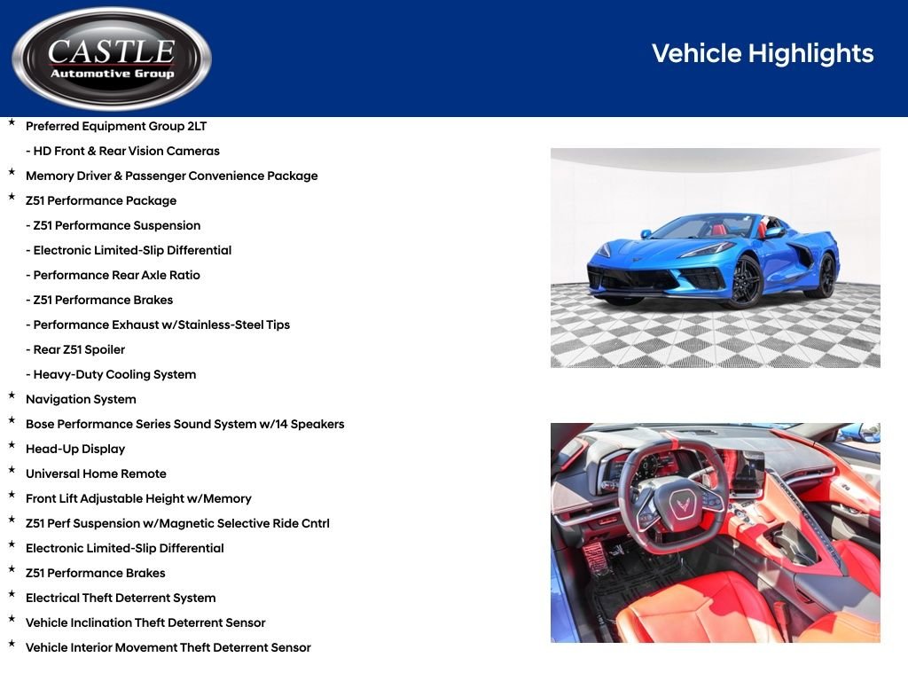 Used 2024 Blue Chevrolet Stingray image 7