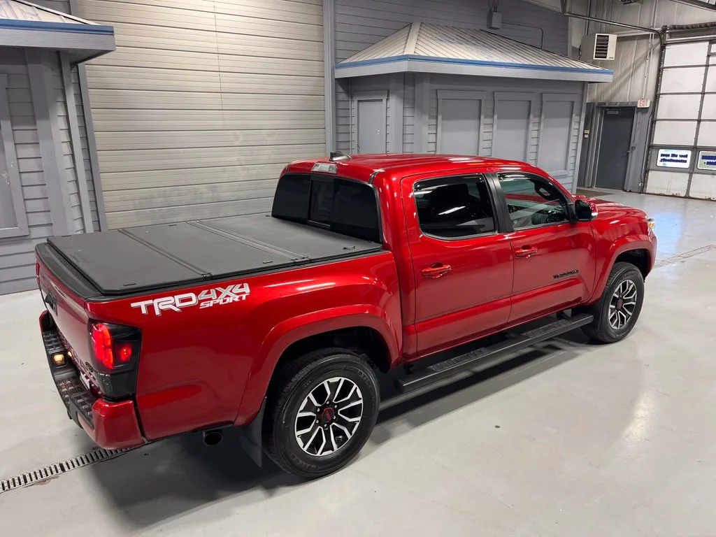 Used 2021 Barcelona Red Metallic Toyota TRD Sport image 9