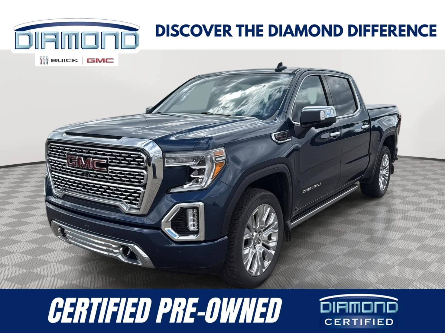 Used 2021 Pacific Blue Metallic GMC Denali image 1