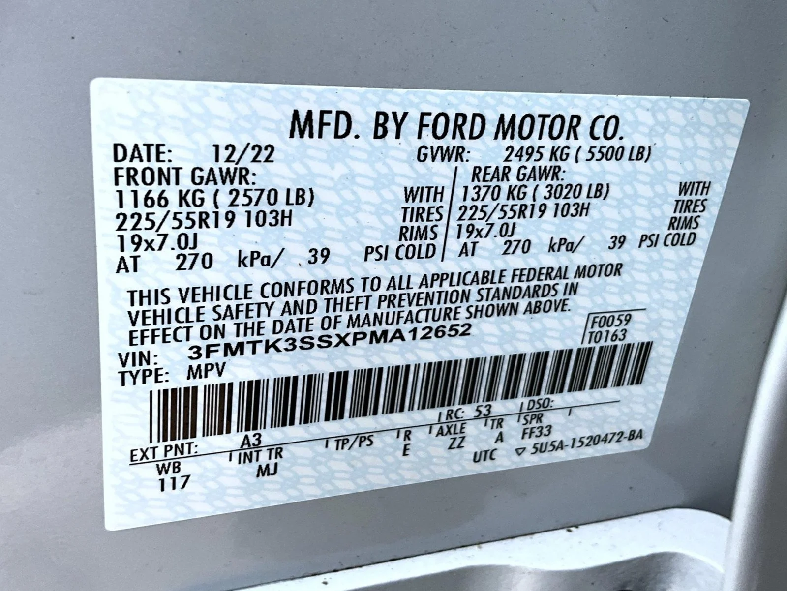 Used 2023 White Ford Premium image 27