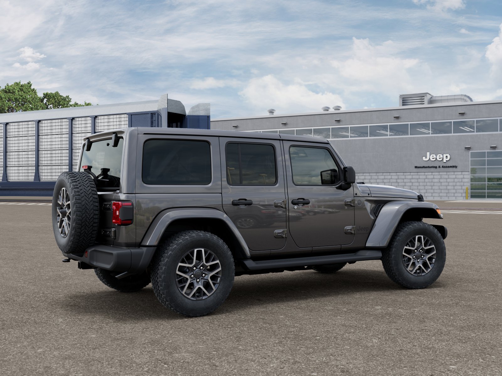 New 2026 Granite Crystal Metallic Clear-Coat Exterior Paint Jeep Sahara image 2