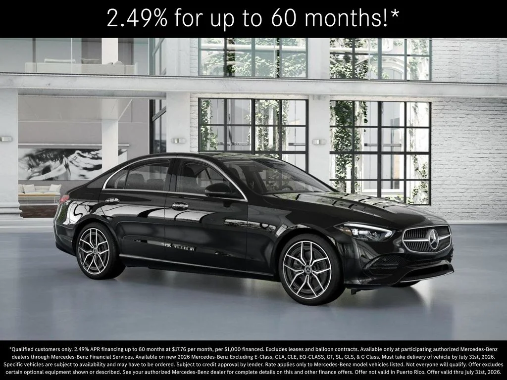 New 2026 Black Mercedes-Benz C 300 image 12