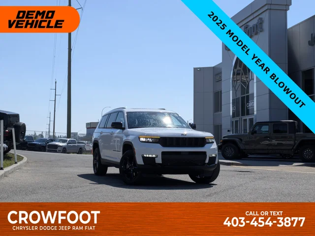 2025 Jeep Grand Cherokee L Limited - - Second Row Heated Seats - Dual Pano Sunroof - Fam Cam - Black App Pkge & tons more