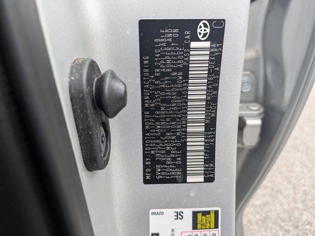 Certified Used 2025 Silver Toyota LE image 32