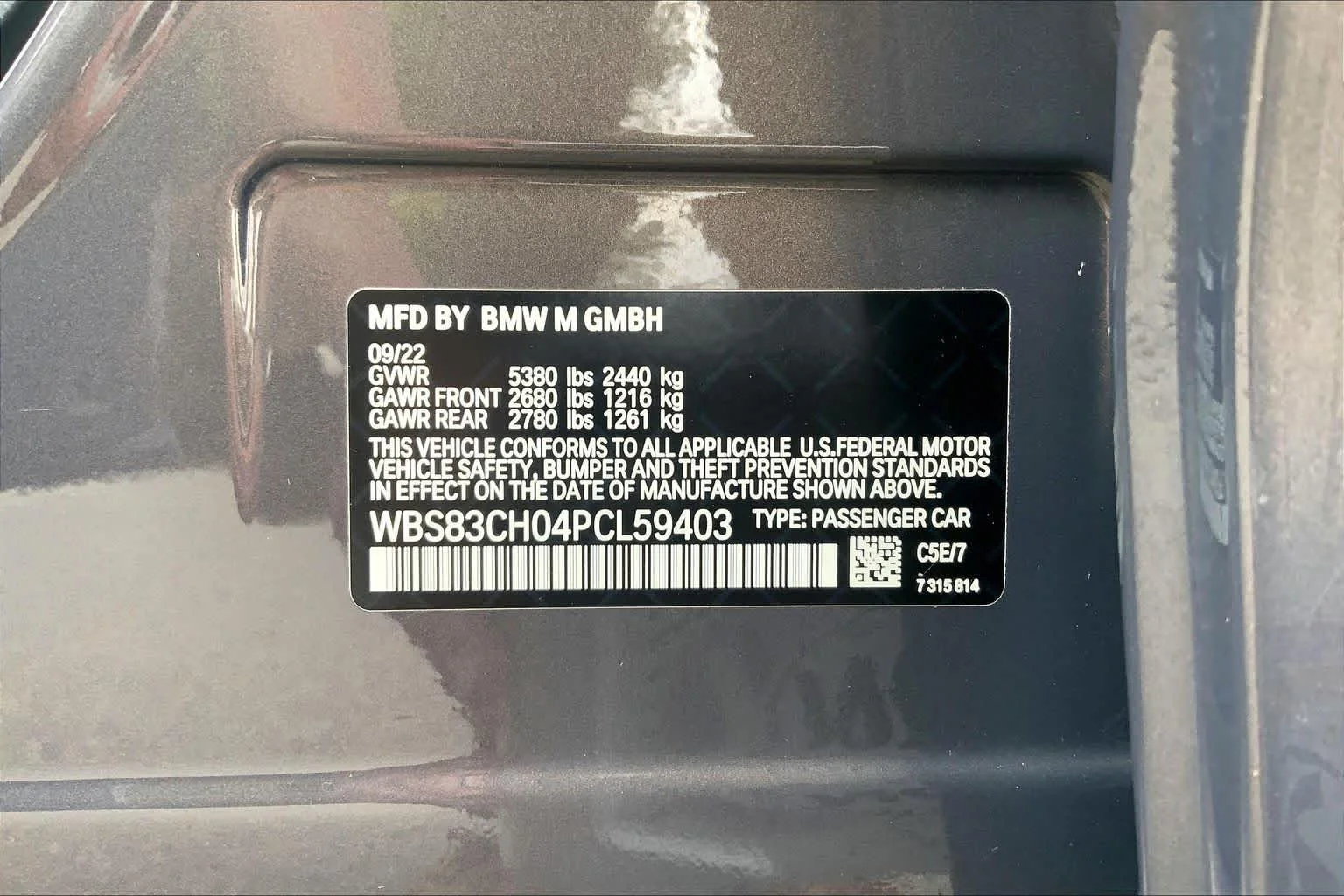 Certified Used 2023 Alvite Grey Metallic BMW  image 33