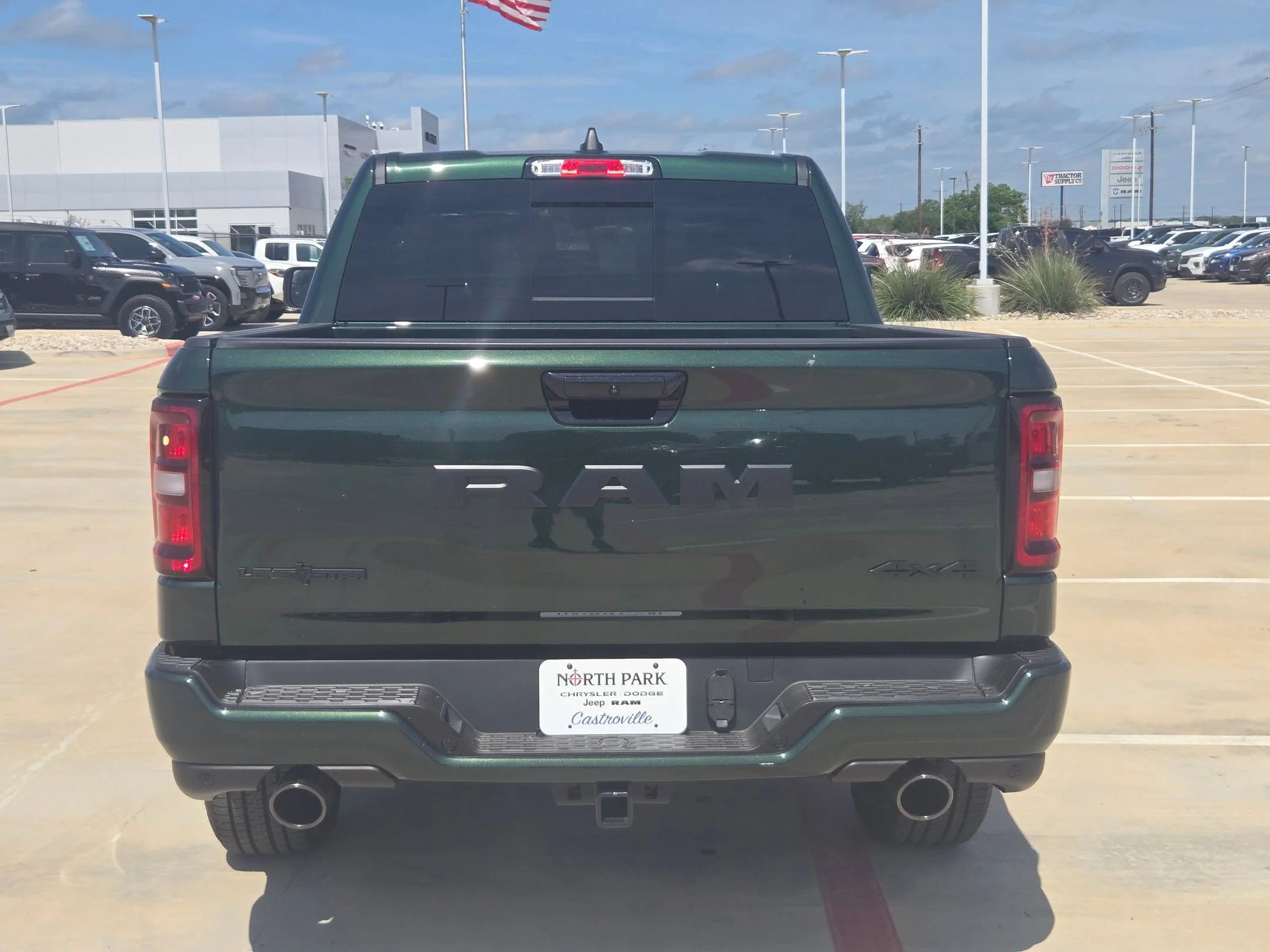 New 2026 Serrano-Green Metallic Exterior Paint RAM Big Horn/Lone Star image 4