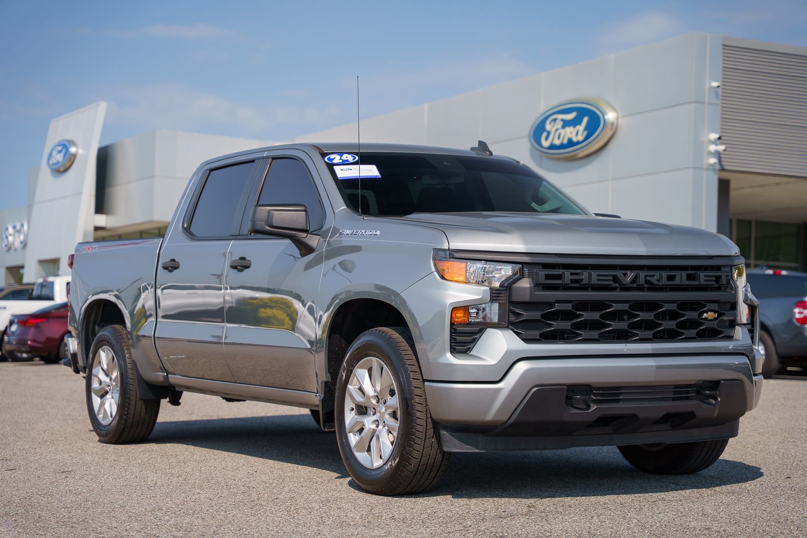Certified Used 2024 Gray Chevrolet Custom image 1