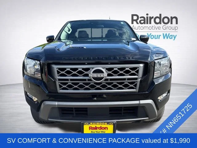 Used 2022 Super Black Nissan SV image 2