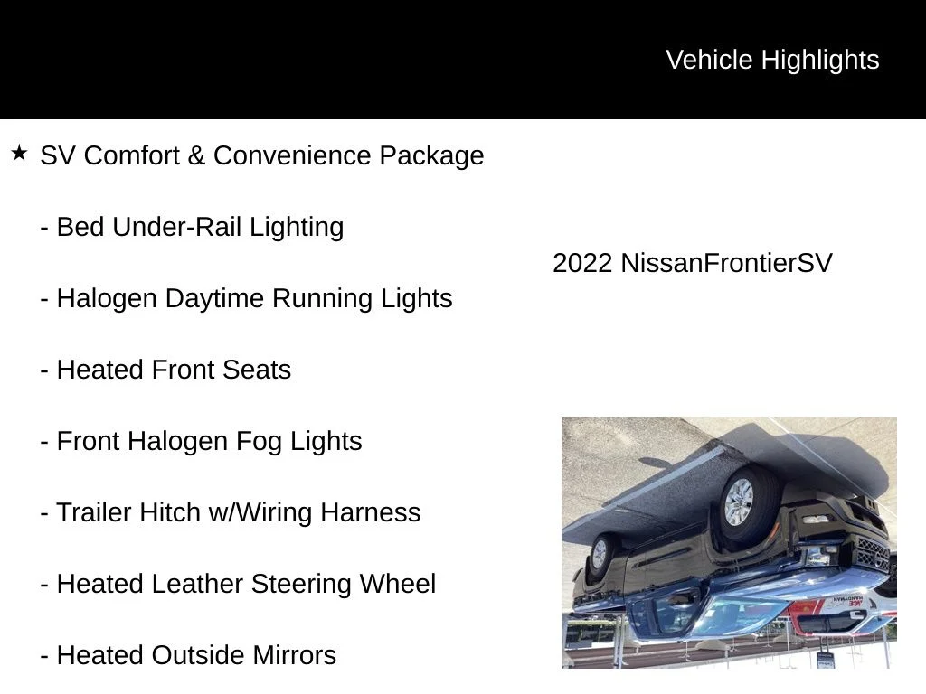Certified Used 2022 Black Nissan SV image 4