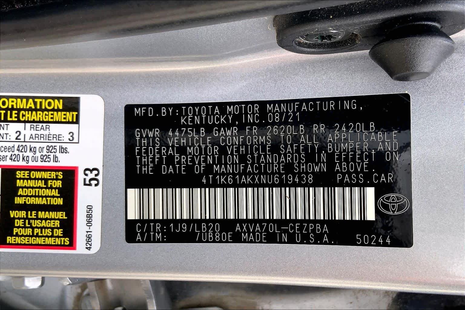 Used 2022 Celestial Silver Metallic Toyota XSE image 36