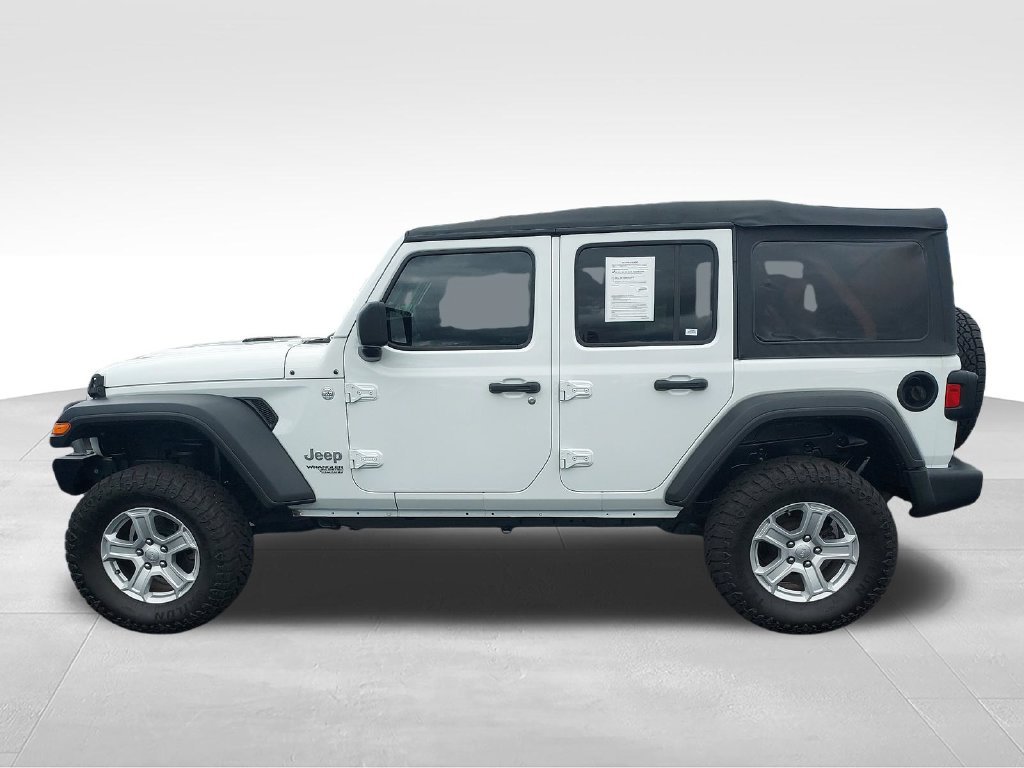 Used 2019 White Jeep Unlimited Sport S image 2