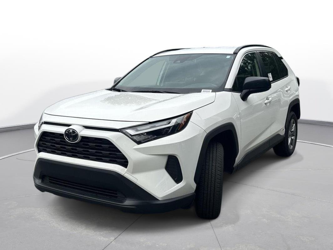 Certified Used 2025 Ice Cap Toyota Hybrid LE image 2