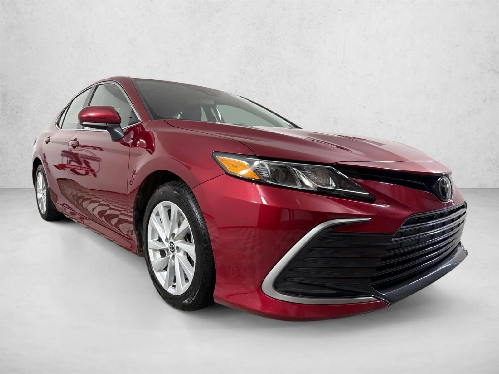 Used 2022 Red Toyota LE image 1