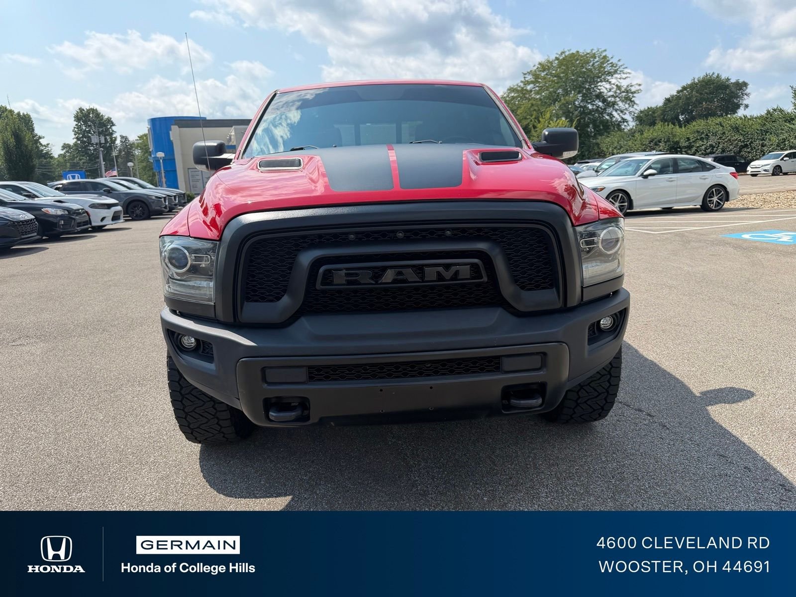 Used 2017 Flame Red Clearcoat Ram Rebel image 2