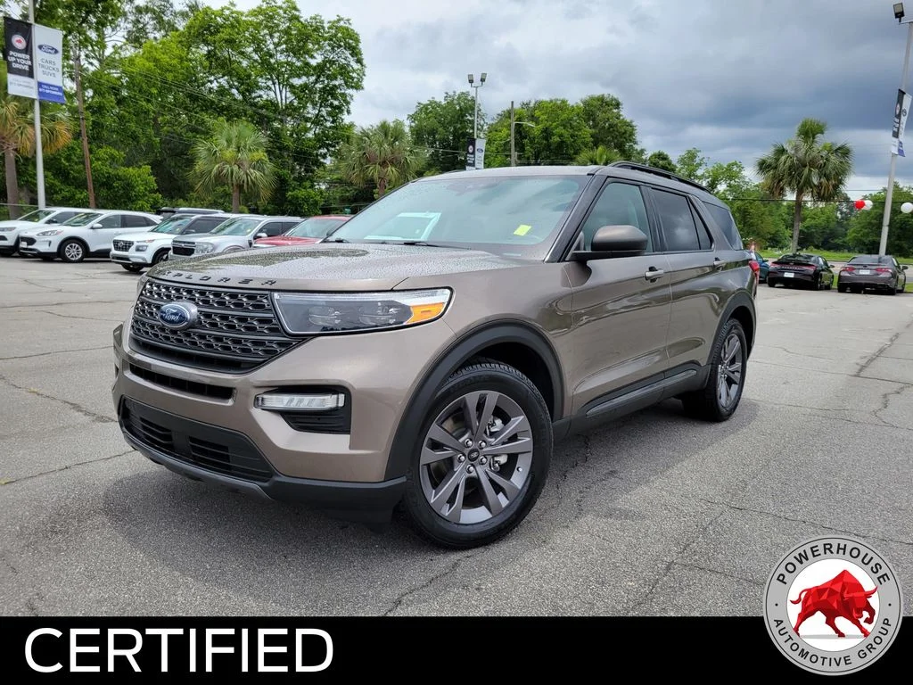 Used 2021 Gray Ford XLT image 1