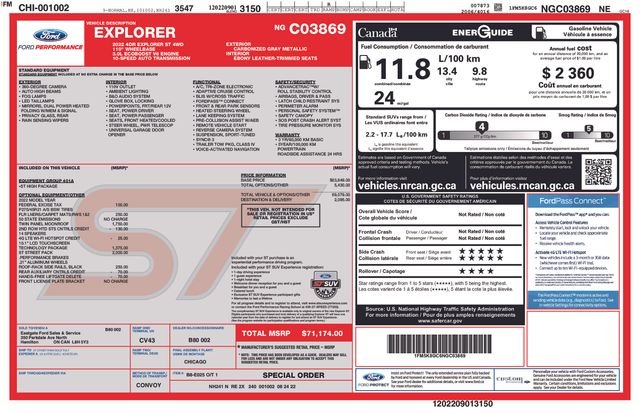 Certified Used 2022 Carbonized Gray Metallic Ford ST image 9
