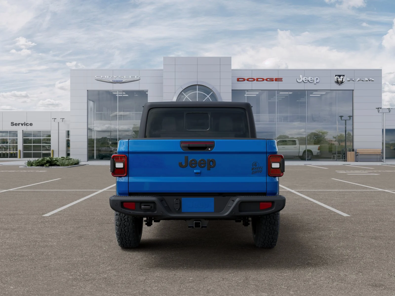 New 2025 Hydro Blue Pearl-Coat Exterior Paint Jeep Willys image 16