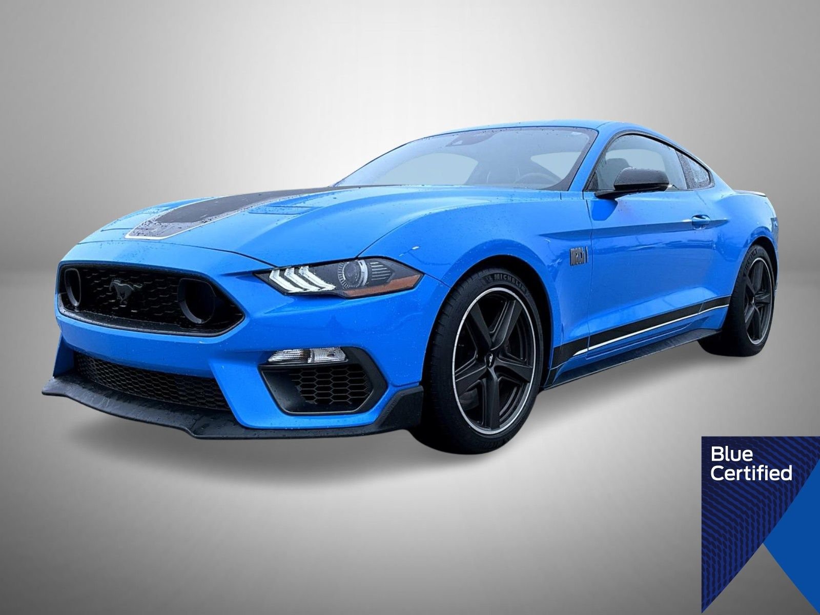 Certified Used 2023 Grabber Blue Ford Mach 1 image 1