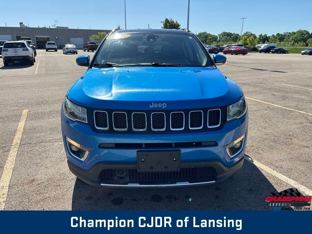 Used 2021 Laser Blue Jeep Limited image 11