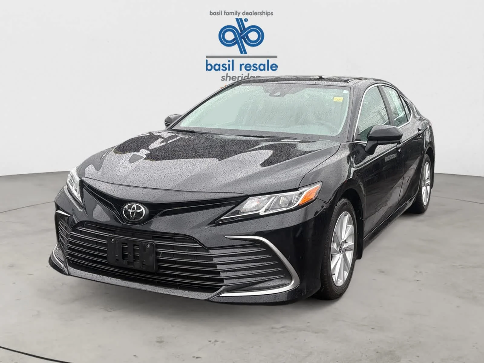 Used 2023 Midnight Black Metallic Toyota LE image 2