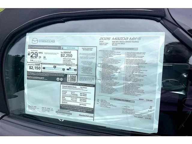 New 2026 Jet Black Mica Mazda Grand Touring image 12