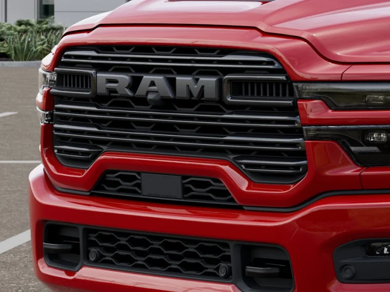 New 2026 Flame Red Clear-Coat Exterior Paint RAM Laramie image 38