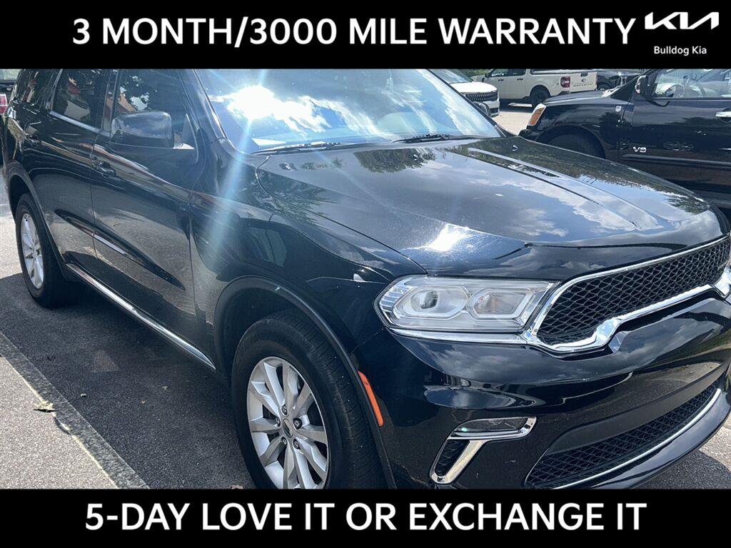 Used 2021 DB Black Clearcoat Dodge SXT Plus image 1