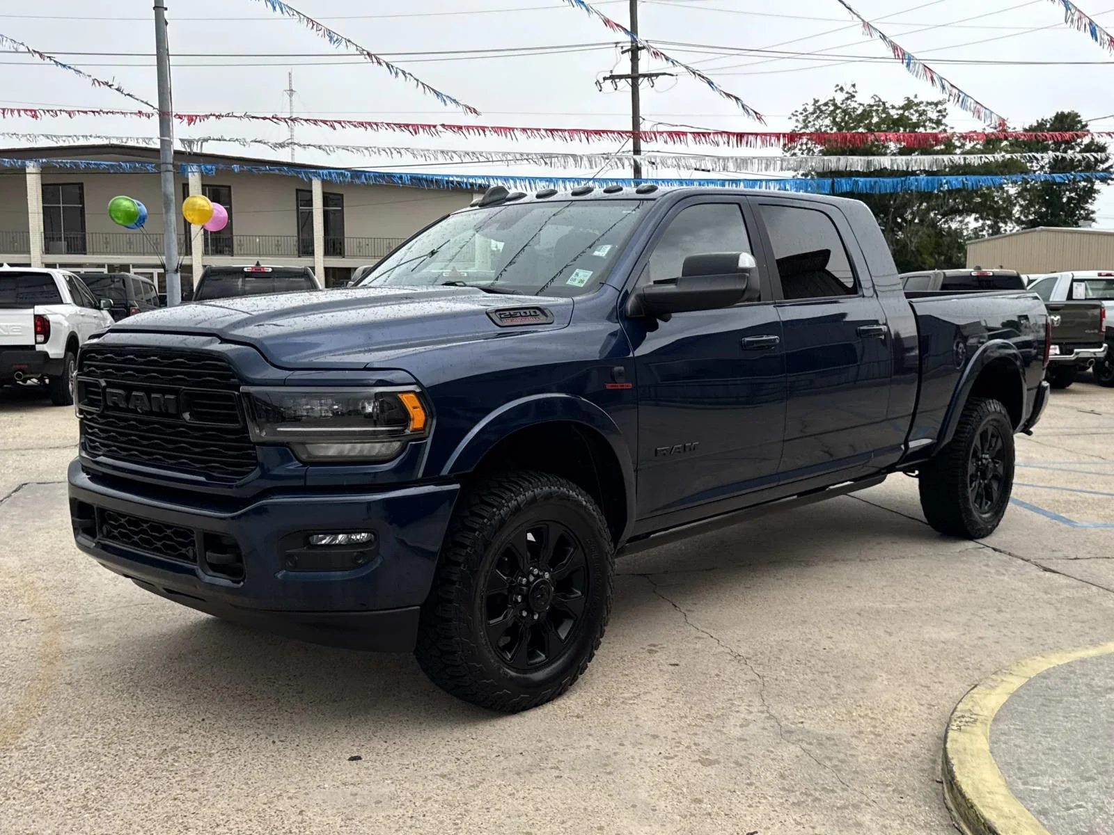Used 2022 Patriot Blue Pearlcoat Ram Limited image 3