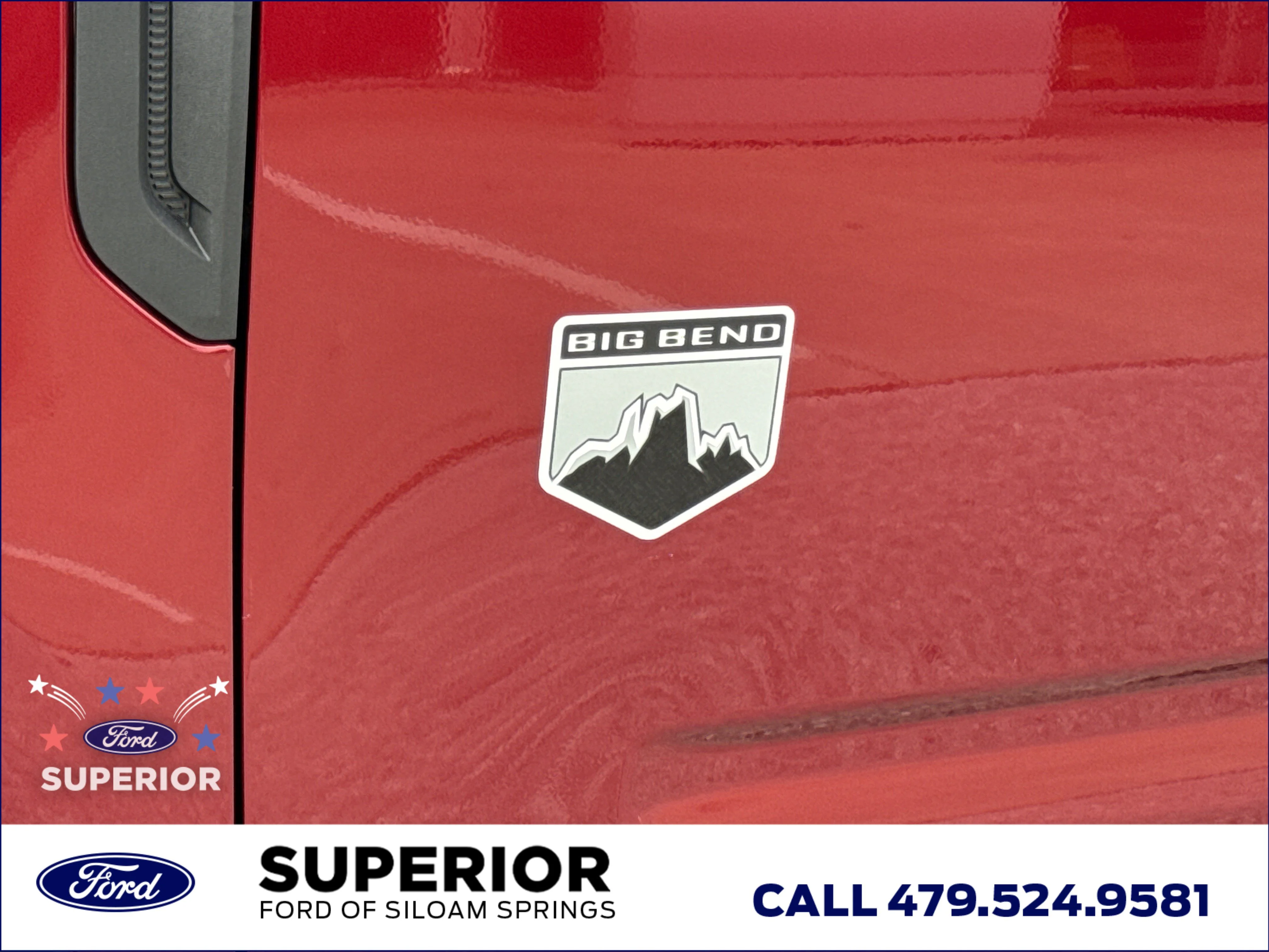 New 2026 Ruby Red Metallic Tinted Clearcoat Ford Big Bend 4WD image 12