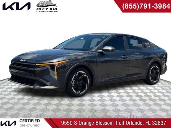 Gray 2025 Kia K4 EX FWD Sedan Front-Wheel Drive