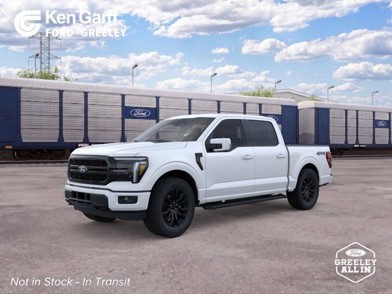 New 2026 Star White Metallic Tri-Coat Ford LARIAT image 1