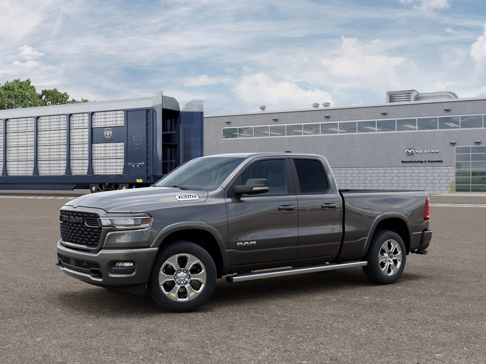 New 2026 Granite Crystal Metallic Clear-Coat Exterior Paint RAM Big Horn/Lone Star image 1