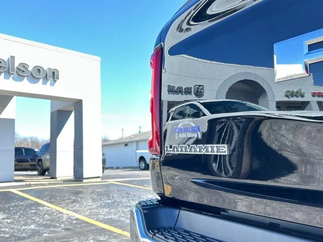 New 2026 Diamond Black Crystal Pearl-Coat Exterior Paint RAM Laramie image 11