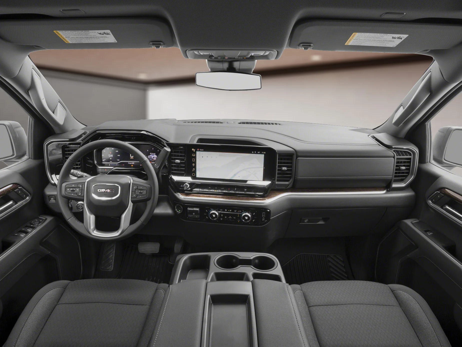 New 2026 White GMC Crew Cab Short Box 4-Wheel Drive Elevation image 4