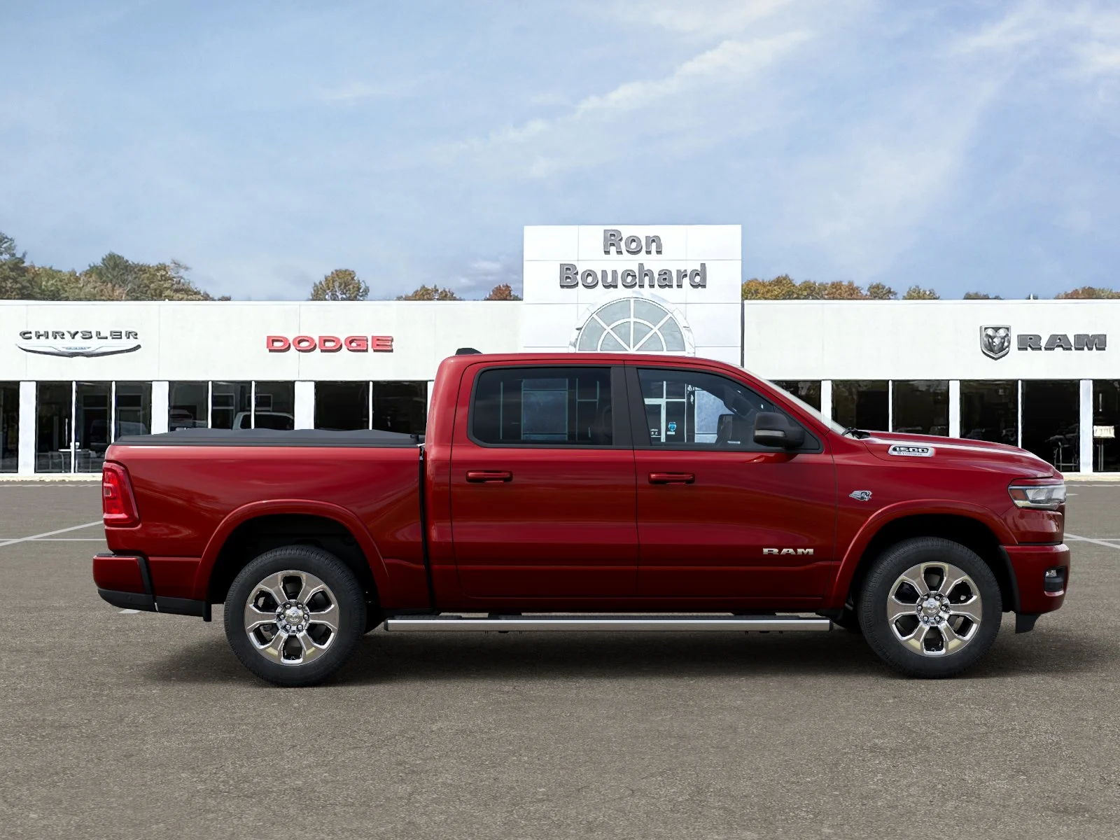 New 2026 Molten Red Pearl-Coat Exterior Paint RAM Big Horn image 47