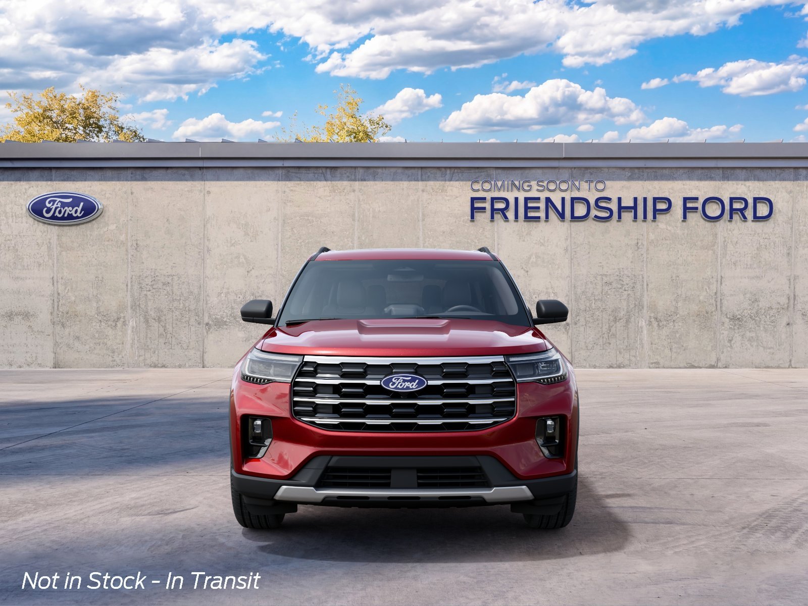 New 2027 Ruby Red Metallic Tinted Clearcoat Ford Active image 3