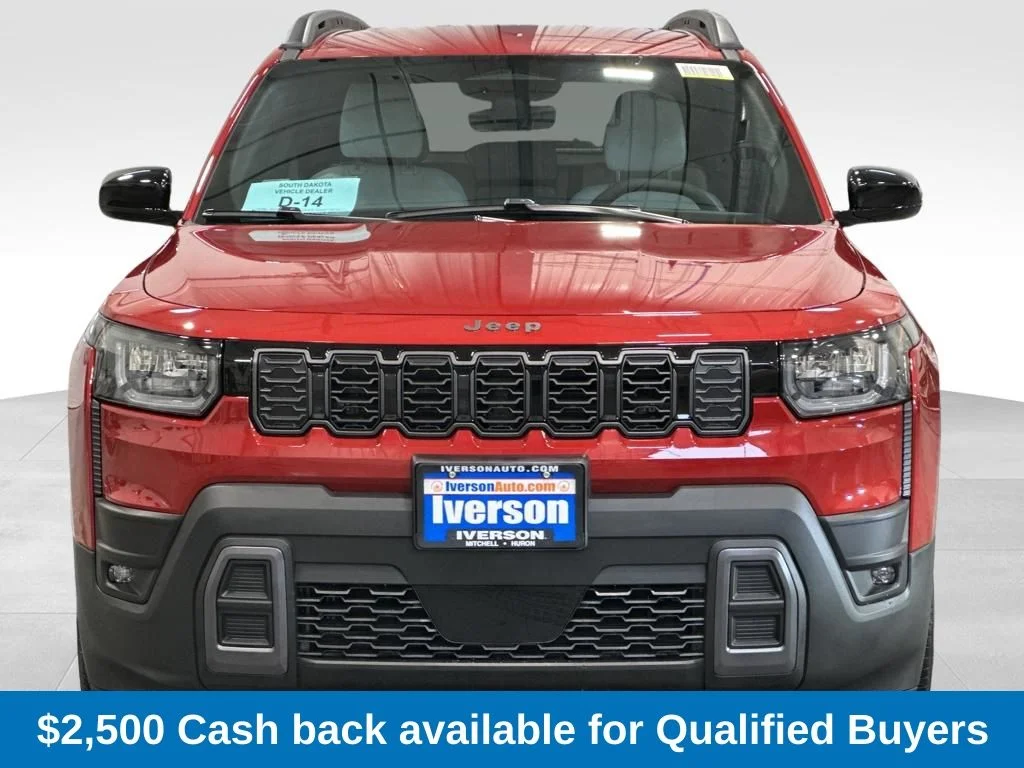 New 2026 Red Hot Pearl-Coat Exterior Paint Jeep Laredo image 3